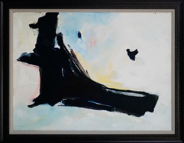 Michael Schofield Original abstract on board Abstract