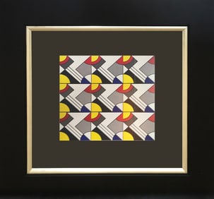 Roy Lichtenstein color plate lithograph