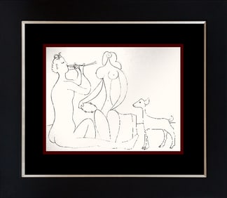 Pablo Picasso lithograph from 1956