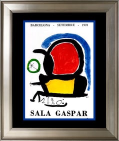 Joan Miro Color Plate Lithograph from 1970