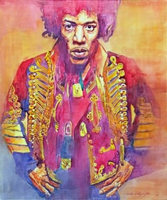 The Great One Original Mixed Media on canvas David Lloyd Glover