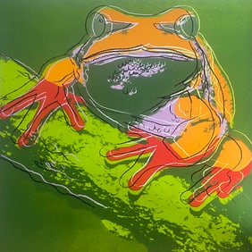 Andy Warhol Screenprint Pine Barrens Tree Frog 1983 Serigraph