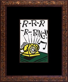 Roy Lichtenstein 1996 Ring Lithograph after Lichtenstein