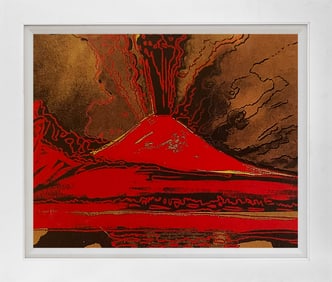 Andy Warhol Screenprint Vesuvius Volcano 1985 Serigraph