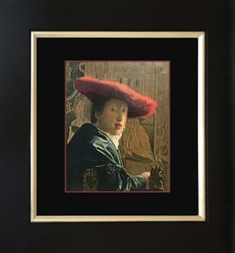 Vermeer color plate Lithograph