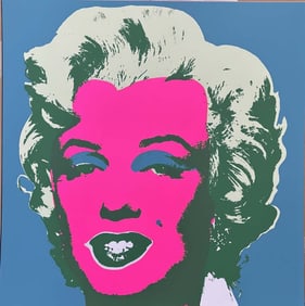 Marilyn Monroe Andy Warhol Serigraph Limited Edition Sunday B. Morning.