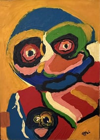 Karel Appel Oil on board