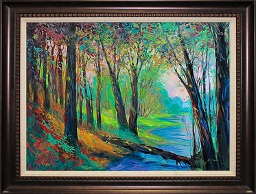 Original on canvas Michael Schofield landscape