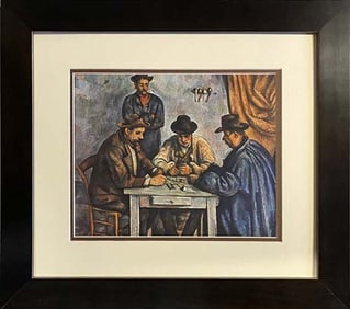 Paul Cezanne color plate lithograph from 1970