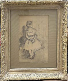 Edgar Degas lithograph