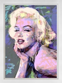 Marilyn Monroe Original mixed media on canvas David Lloyd Glover