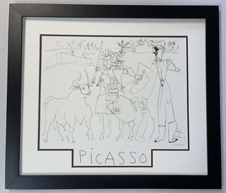 Pablo Picasso lithograph from 1982 Marina Picasso Collection