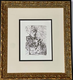 Salvador Dali etching