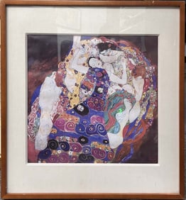 Vintage Gustav Klimt Lithograph