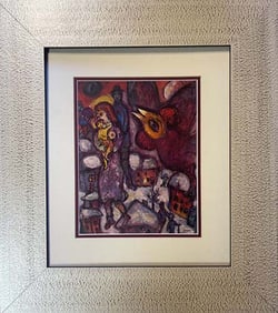 Marc Chagall lithograph from 1970