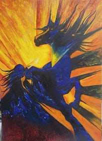 Gaylord Soli Original mixed media on canvas