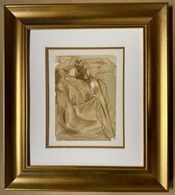 Salvador Dali original wood cut
