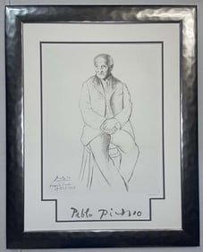 Pablo Picasso lithograph from 1982 Marina Picasso Collection