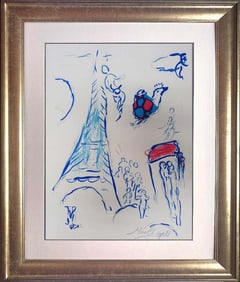 Marc Chagall lithograph from 1970