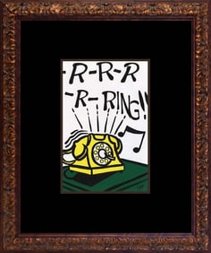 Roy Lichtenstein 1996 Ring Lithograph after Lichtenstein