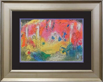 Marc Chagall Lithograph Hand signed