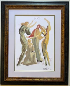 Salvador Dali Original Wood Block 1964