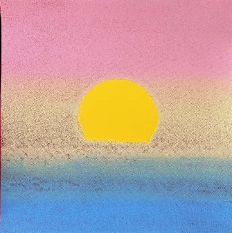 Andy Warhol from 1972 Sunset Unique Edition Original Serigraph Silkscreen in colors. (1 of 1)