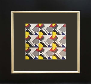 Roy Lichtenstein color plate lithograph