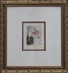 Louis Icart Hand signed original etching from 1938