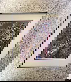 Marc Chagall Lithograph from 1970