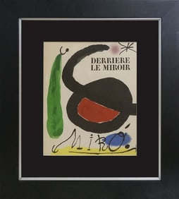 Joan Miro color Plate Lithograph from 1964