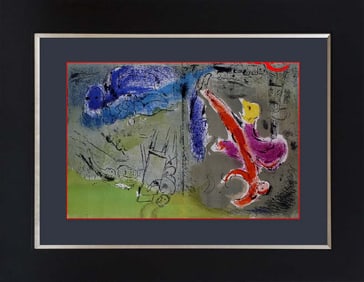 Marc Chagall Lithograph from the Verve Collection