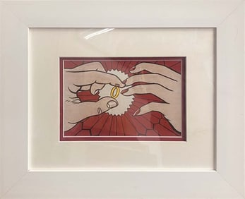 Roy Lichtenstein color plate lithograph