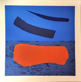 Tomie Ohtake TOMIE OHTAKE LARGE ABSTRACT LITHOGRAPH 28 X 28