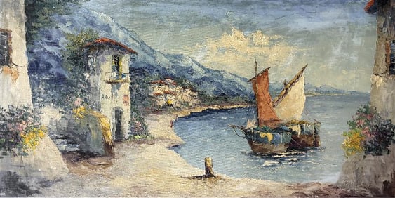 oil on canvas by Giovanni Camprio