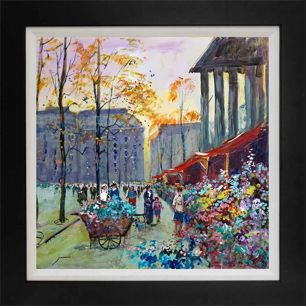 Michael Schofield Hand embellished on canvas: Michael Schofield Hand embellished on canvas Limited Edition. Approx 26x30 inches. Hand signed by the artist. Includes Certificate of Authenticity. Custom framed. This work was purchased directly from