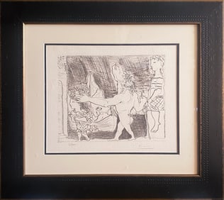 Pablo Picasso lithograph with museum official stamp limited edition of 300 numbered