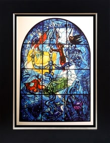 Marc Chagall Jerusalem Windows Lithograph  from the 1960s