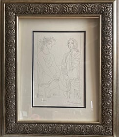 Pablo Picasso lithograph numbered limited edition of 300 with official Museum stamp