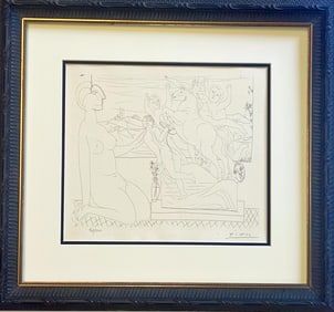 Pablo Picasso lithograph numbered limited edition of 300 with official Museum stamp
