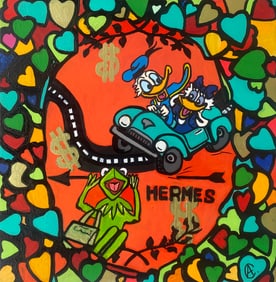 Original oil on canvas by Art Chorny