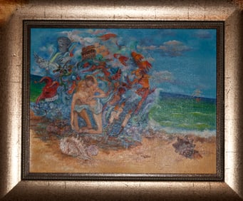 Mixed media original  on canvas by Arina Carnival