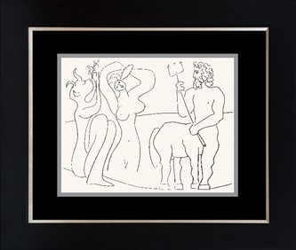 Pablo Picasso lithograph from 1956