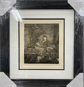 Rembrandt The Goldwiegher Etching Rembrandt restored by Amand Durand).