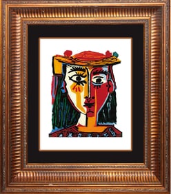 Pablo Picasso Bust of a Woman Limited Edition on paper  Collection Domaine Picasso