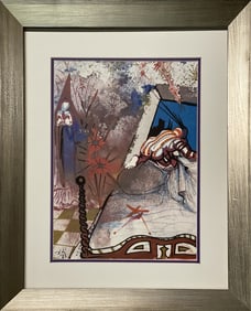 Salvador Dali Limited Edition Romeo and Juliet Original Lithograph 1976 Milano Hand signed