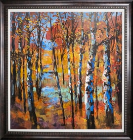 Michael Schofield Landscape Mixed Media Original on canvas