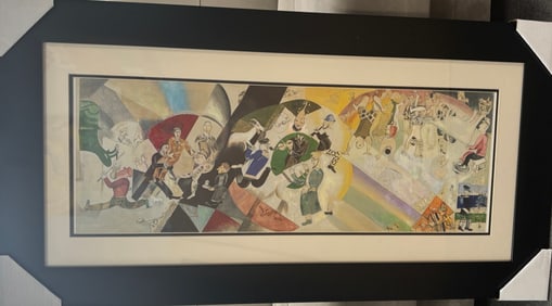 Marc Chagall Color Plate Lithograph from 1970