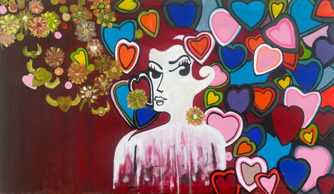 Original oil on canvas by Art Chorny Good Witch of the West