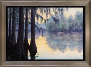 Robert Copple Hand embellished oil on canvas